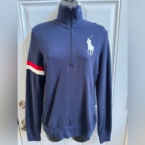 Polo Ralph Lauren Navy “Big Pony” 1/4 Zip